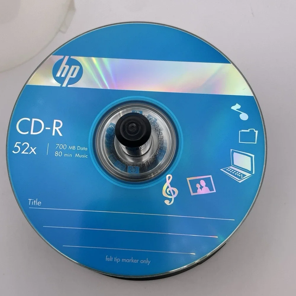 45 Pack HP CD-R 52x 700 MB Data 80 Min Music Photo Data Recording + (6) dvd-r 8x